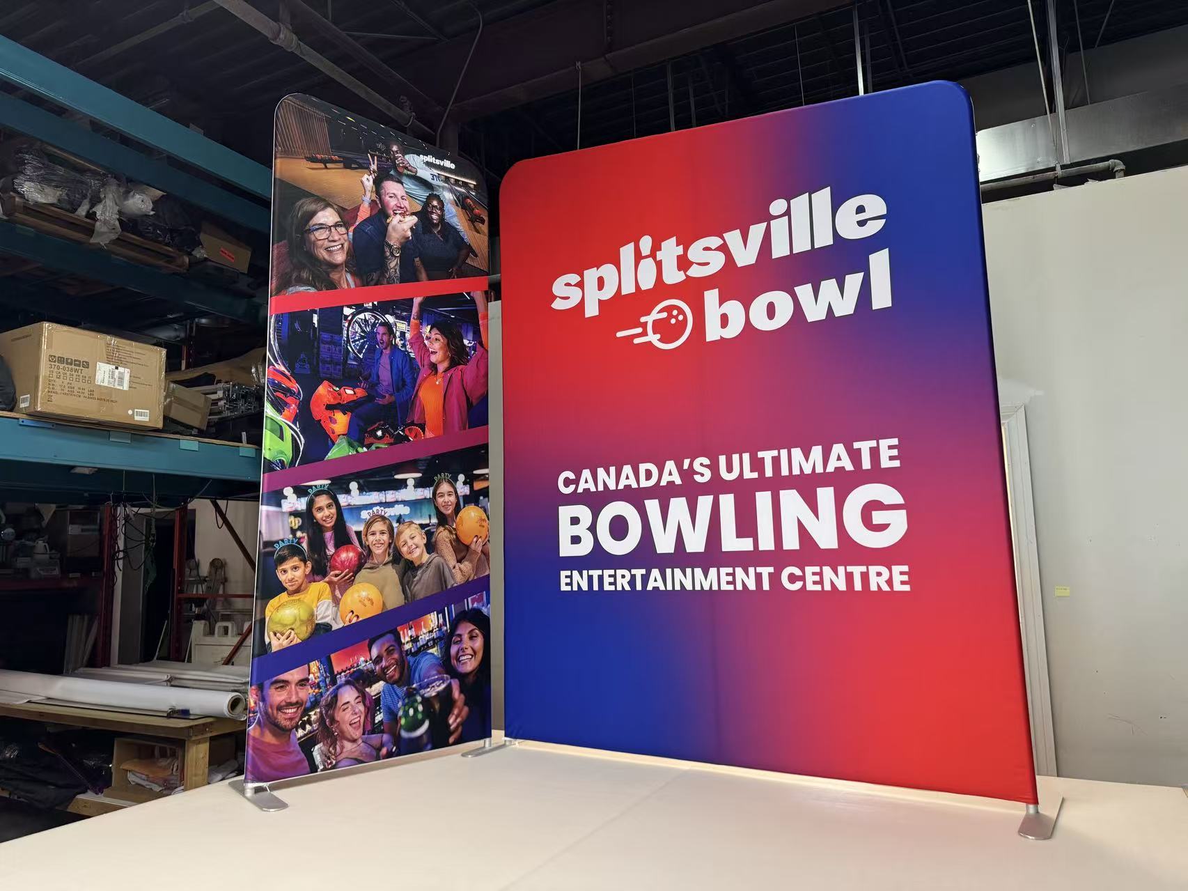 Printed event backdrop project